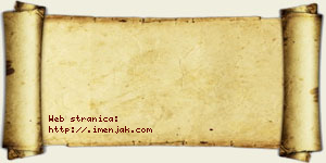 Miljana Sibinović vizit kartica